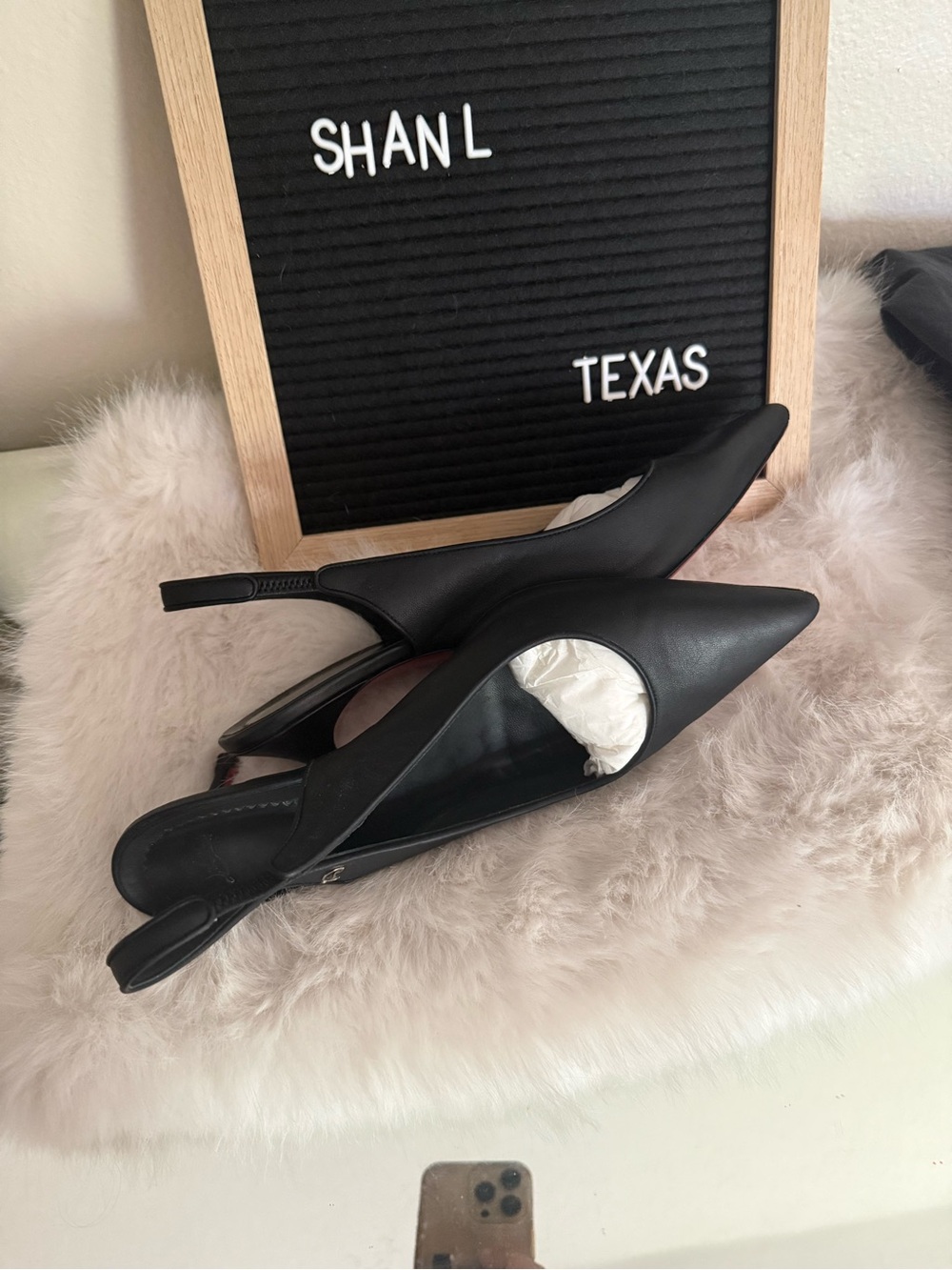 Christian Louboutin Black sporty Kate sling back - Picture 4 of 9